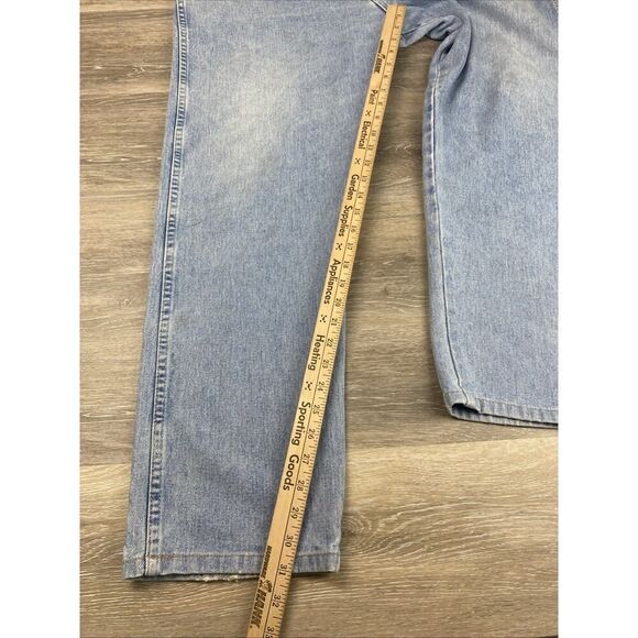 Wrangler Jeans Men's 42x34 Fits 42x31 Blue 13MWZAW Cowboy Cut Western Denim - Picture 7 of 9